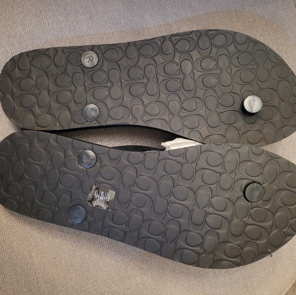 NWOT Coach Sandals - Picture 2 of 3